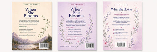 When She Blooms: Parent + Daughter Deluxe Hardcover + 24-Month Wire-O Tracker Set