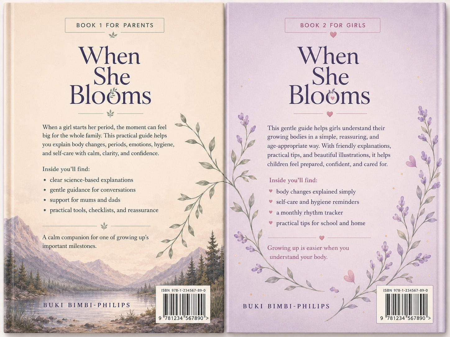 When She Blooms: Parent + Daughter Hardcover Gift Set